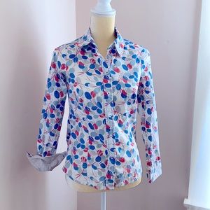 BODEN Cotton button-down in balloon print Size 2